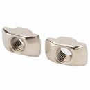 50PCS M5 Hammer Nut Aluminum Connector T Fastener Sliding Nut Nickel Plated