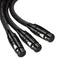 Female XLR Cable 3 Pin XLR To 2 Female Sockets Adapter Adapter Cable Adapter