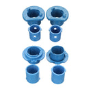 2 Pair H1 H7 Car Halogen Headlamp Bulb Holder Socket Retainer Adapter Kit