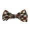 2Sets Boys Adjustable Suspenders Clip-on Braces Belts with Plaid Bowties Set
