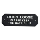 Flexible Garden Wall Gate Plaque Sign Plate Plaque DOGS LOOSE_1