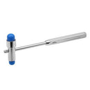Blue Multifunction Neurological Reflex Hammer Percussor With Brush Medical