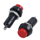 2pcs 2Pin SPST OFF-(ON) N/O Momentary Push Button Switch Normally Open