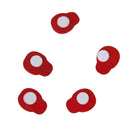 100pcs Mini Red Wood Ladybug Stickers DIY Scrapbooking Children Craft Decor