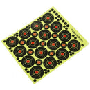 160Pcs 2 Inch Reactive Splatter Glow Florescent Paper Target for Hunting ArcH8B7