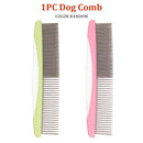 Stainless Steel Teeth Styling Home Dog Comb Single Row Removes Tangles Knots