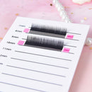 rectangle acrylic large white eyelash extension stand acrylic glue pallet 3C