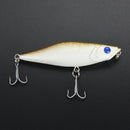 5pcs Fishing Lures Crankbait Minnow Hooks Crank Baits Poper Lure