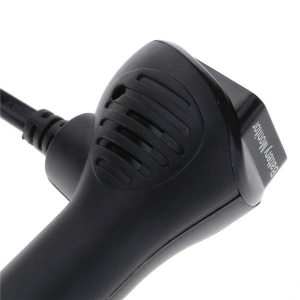 3 Sockets Cigarette Lighter Quick Charge 3.0 Car Charger Splitter Adapter Black