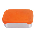Portable Stainless Steel Lunch Box Silicone Lid Bento Food Container Crisper