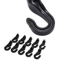 10Pcs Open End Cord Hook Snap Boat Kayak Rope Buckle Camping Tent HookJC%o