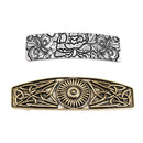 2pack Classic Barrette Celtic Large Hair Clip Clamp Clasp Hair Accessories
