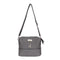 Women Fashion Crossbody Bag PU Plaid Deer Pendant Shoulder Bag(Grey)