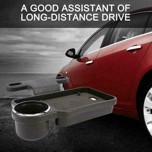 1*Universal Car Rear Back Seat Table Drink Food Cup Set Phone Stand Holder U4Q8