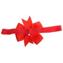 1 Piece Baby Girls Hair Bow Tie Ribbon Decor Hairband Headband (Red)