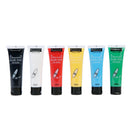 6 Colors Tube Acrylic Paint Set Pigment Art Painting