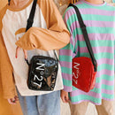 Patent Leather Fashion Shoulder Messenger Bag Unisex Small Messenger Bag Ca