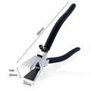 Glass Running Pliers Tool and 30 Pieces 25Mm Keyring Hardware Key Chain Sep V3L9