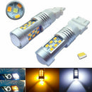 12V High Power 3157 Dual-Color Switchback 28-SMD-LED Bulbs Turn Signal Light