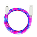 USB Type C Quick Charge Cable, 1m/3.3ft Light Up Glowing Type-C Fast Charging &