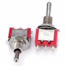 2 Pcs AC SPDT On/Off/ 3 Position Momentary Toggle Switch AC250V/2A/120V/5A  JR