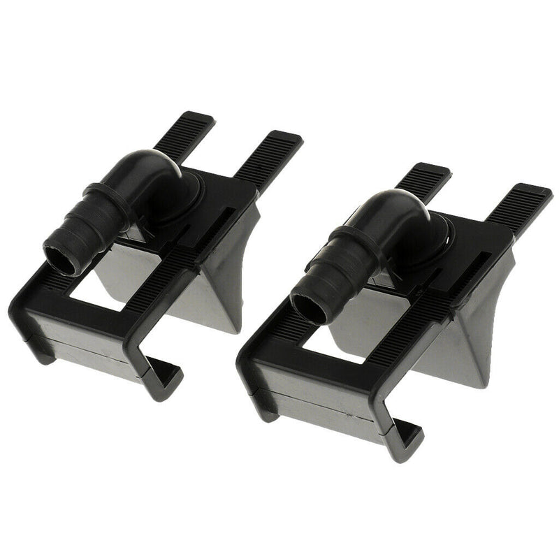 2 Pack Black Aquarium Pipe Clip Clamp, Fish Tank Hose Holder