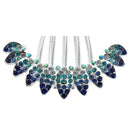 Charm Fashion Lady Girl Flower Pattern Alloy Rhinestone Barrette Hair Clip
