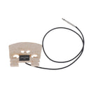 4/4 Size Violin Bridge with Piezo Pickup Musical Instrument Accessory DIY