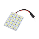 Car Interior DC 12V 5050 20SMD LED White Light Festoon Dome Lamp Panel