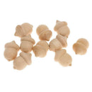 10pcs Solid Hard Wood Painter Natural Unfinished Ramp Preparation Paint Woo K2H7