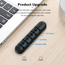 USB Charge Cable Holder Desk Cable Winder Clip Organizer Cord Management  5 Clip