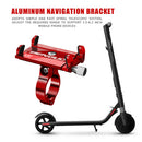 X-81 Motorcycle Bicycle Electric Scooter Handlebar Phone Holder (Red) A