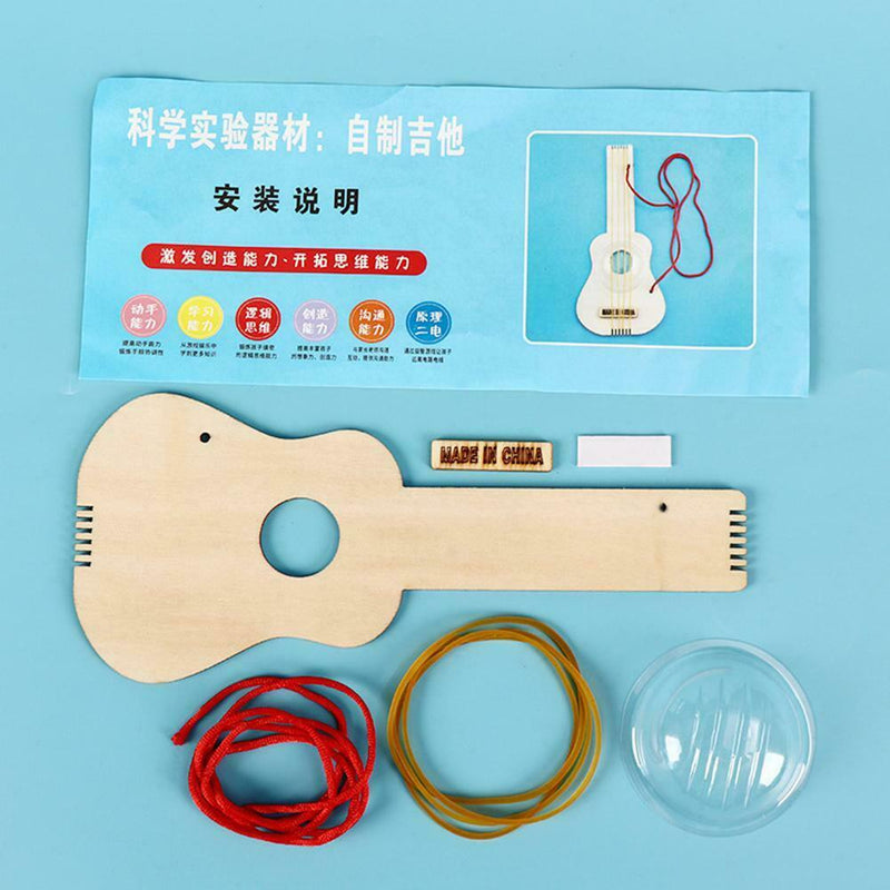 Creative DIY Guitar Toys Small Production Craft Experiment Materials Kit