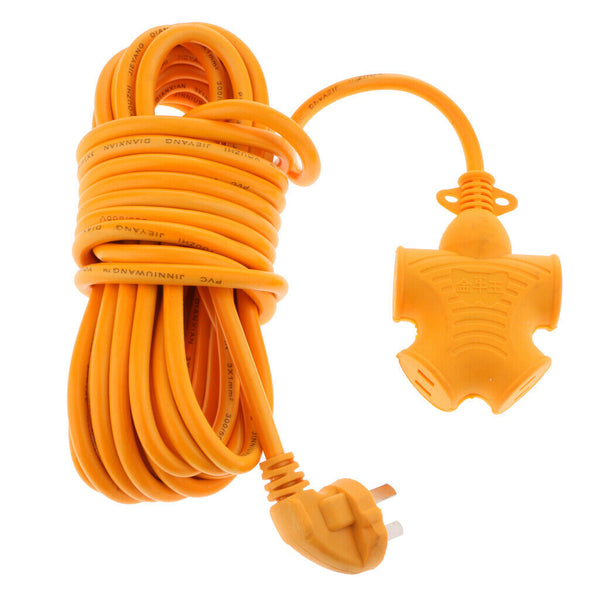 4-Outlet Surge Protector (with 10m Wire), 220V 10A, for Home/Office/Construction