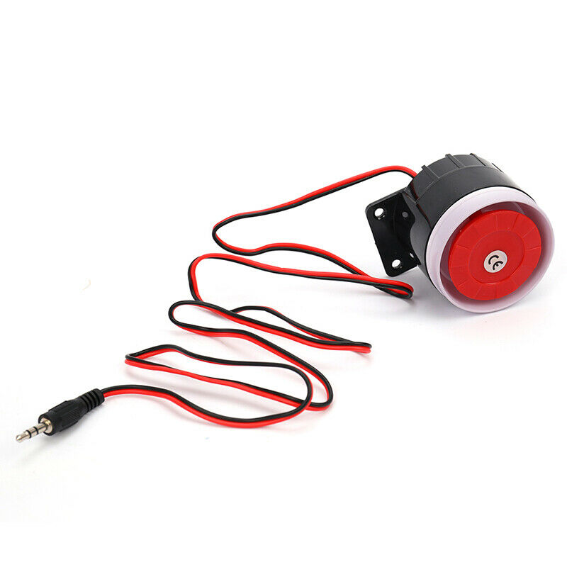 120dB 6-12VDC wired indoor mini siren Horn loudly siren for gsm alarm system Ew