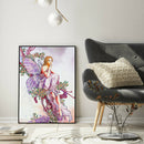 5D DIY Special Shaped Diamond Painting Girl Embroidery Craft Kit Home Decor