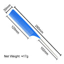 Weaving Highlighting Foiling Hair Comb Salon Dyeing Comb Brush Tool Blue