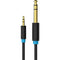 3.5mm to 6.5mm Male to Male Adapter Audio Cable for Amplifier Guitar 0.5m