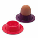 Silicone Egg Cups Boiled Eggs Holder Set Kitchen Storage Rack 4 Colors, 4 P C5O4