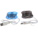 Portable 4 Ports Chic Hubs Mini USB Splitter For Laptop Notebook PC Expansion OZ