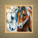 5D DIY Full Drill Diamond Painting Color Horse Cross Stitch Embroidery Kit