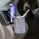 Car Ashtray Holder With Led Light Portable Car Air Vent Smoking Cup Ashtray E8R9