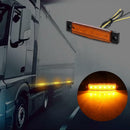 Amber Waterproof 6SMD LED Car Bus Truck Trailer Side Indicator Marker Lamp Light