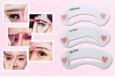 Korean 3 Style Mini Brow Class Drawing Guide Eyebrow card Template helper Z