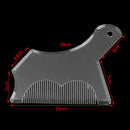 1X Men's Beard Shaping Tool Trimming Shaper Template Guide Shaving Stencil  3C