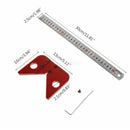 45 Degree Scriber Round Center Line Drawing Ruler Gauge Carpentry Layout To