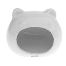 Dwarf Hamster Hideout Cartoon Shape Hamster House Chinchilla Mini Hut White