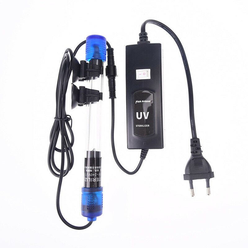 7w submersible aquarium light uv sterilizer algae elimination water clean lamp Z