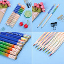 1PC DIY Cute Wooden Rainbow Color Pencil For Kid School Painting Drawing Student