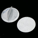 100Pcs 25mm Metal Stickers Designed For Non-Magnetic Makeup Pans Suit for Blank